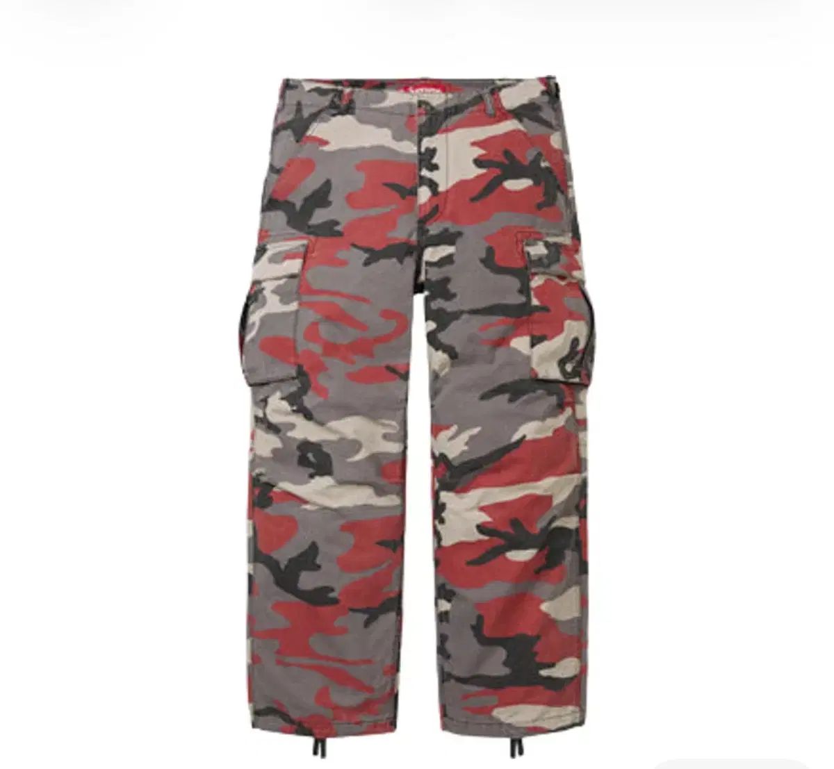 Supreme カーゴ パンツ レッド カモフラ 26SS