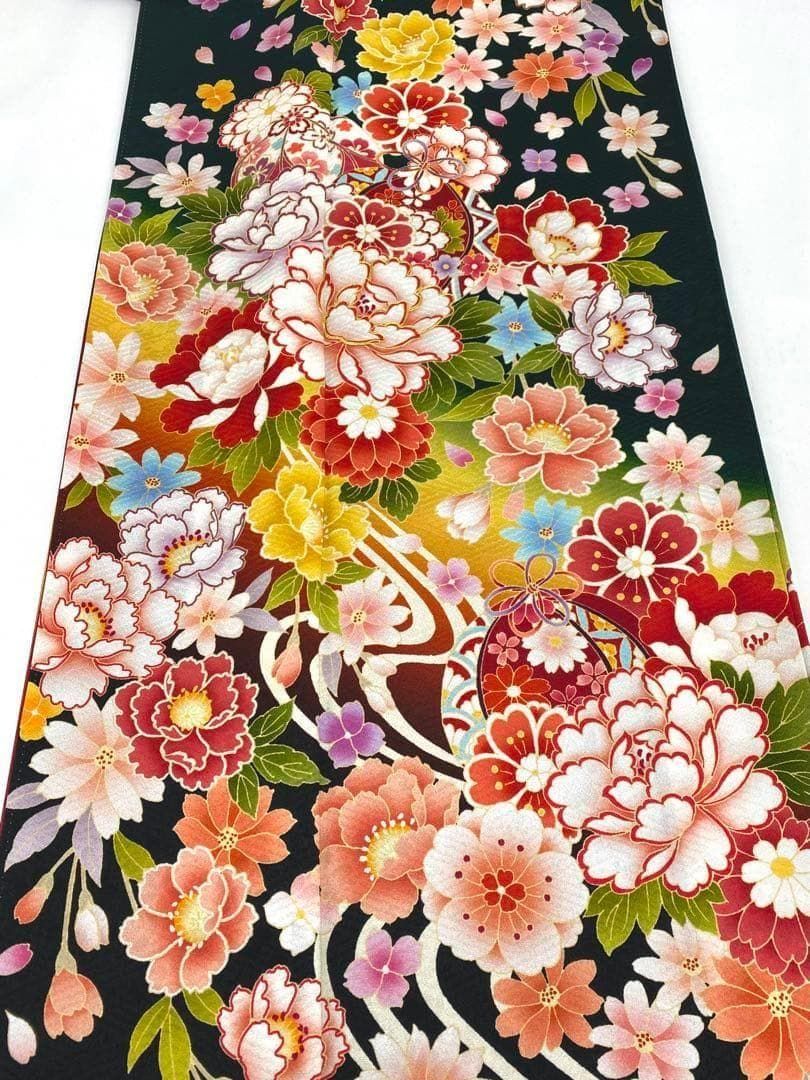 振袖 豪華 金駒 紋意匠 身丈168cm パールトーン加工済 MO2722 振袖 豪華 金駒 紋意匠 身丈168cm パールトーン加工済 MO2722