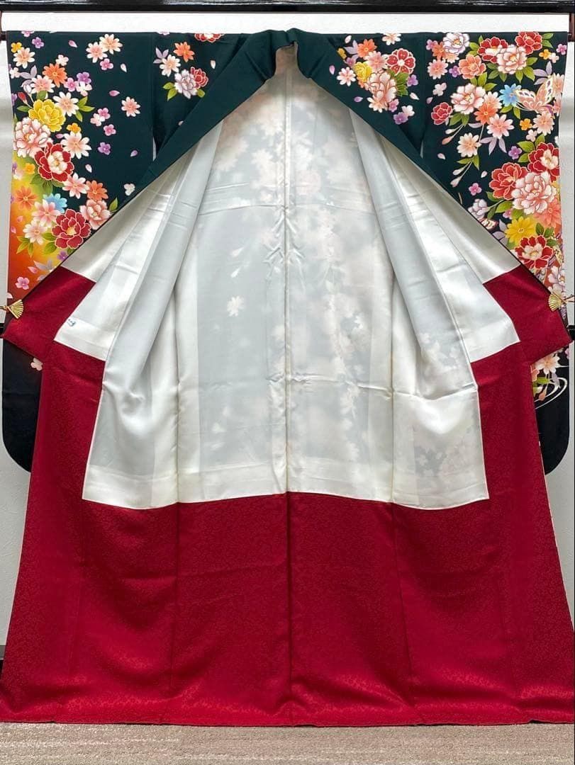 振袖 豪華 金駒 紋意匠 身丈168cm パールトーン加工済 MO2722 振袖 豪華 金駒 紋意匠 身丈168cm パールトーン加工済 MO2722