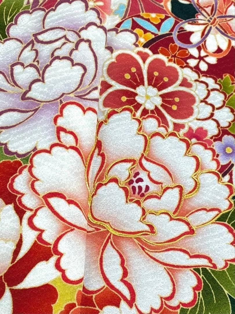 振袖 豪華 金駒 紋意匠 身丈168cm パールトーン加工済 MO2722