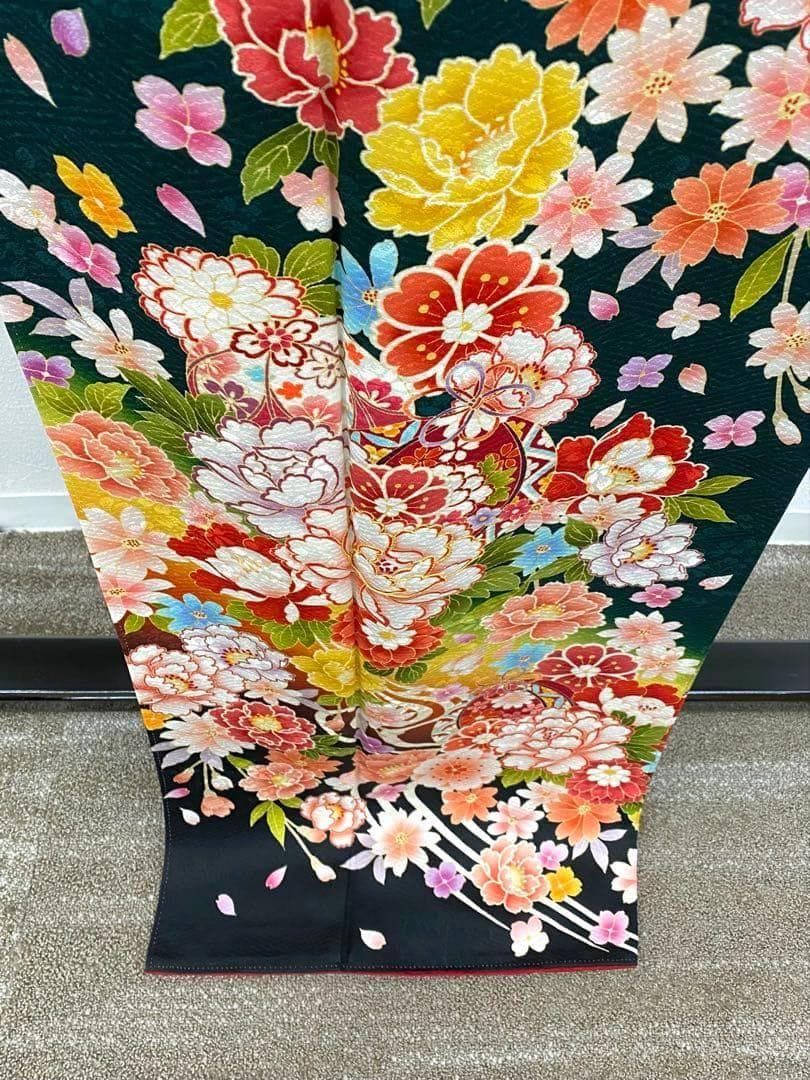 振袖 豪華 金駒 紋意匠 身丈168cm パールトーン加工済 MO2722 振袖 豪華 金駒 紋意匠 身丈168cm パールトーン加工済 MO2722