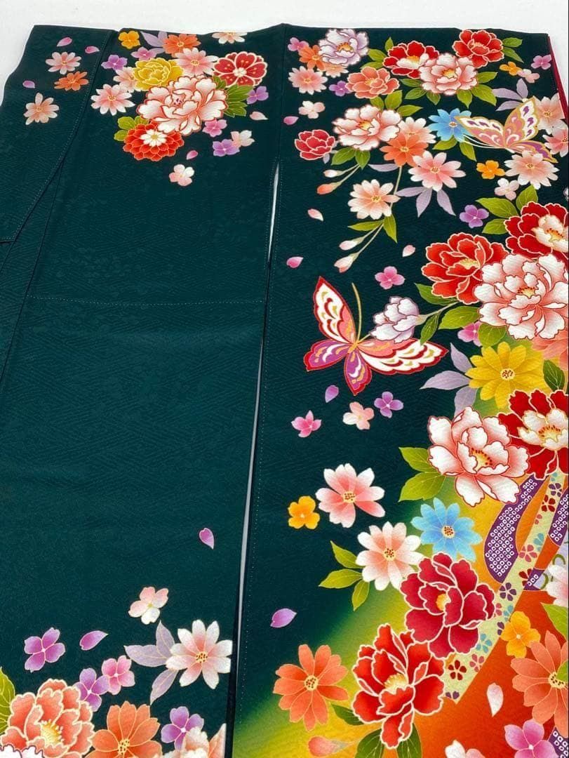 振袖 豪華 金駒 紋意匠 身丈168cm パールトーン加工済 MO2722