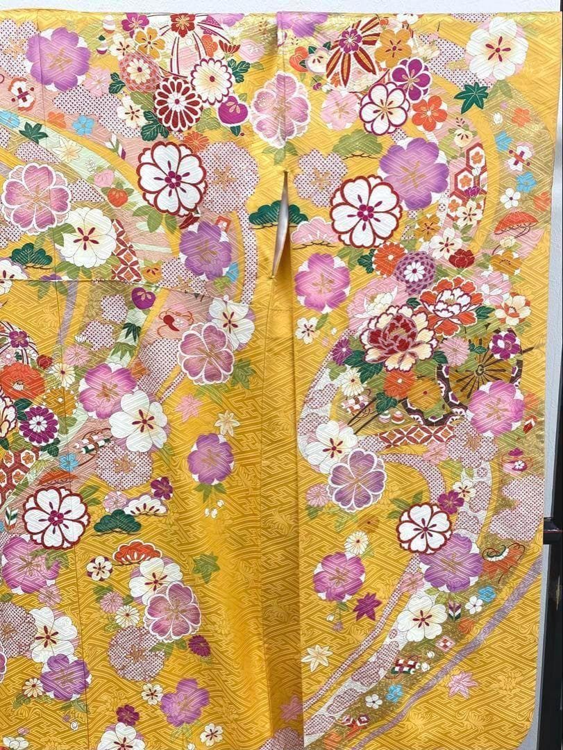 振袖 豪華 金駒 金彩 紋意匠 身丈172cm 撥水加工済 MO2692 【激安送料