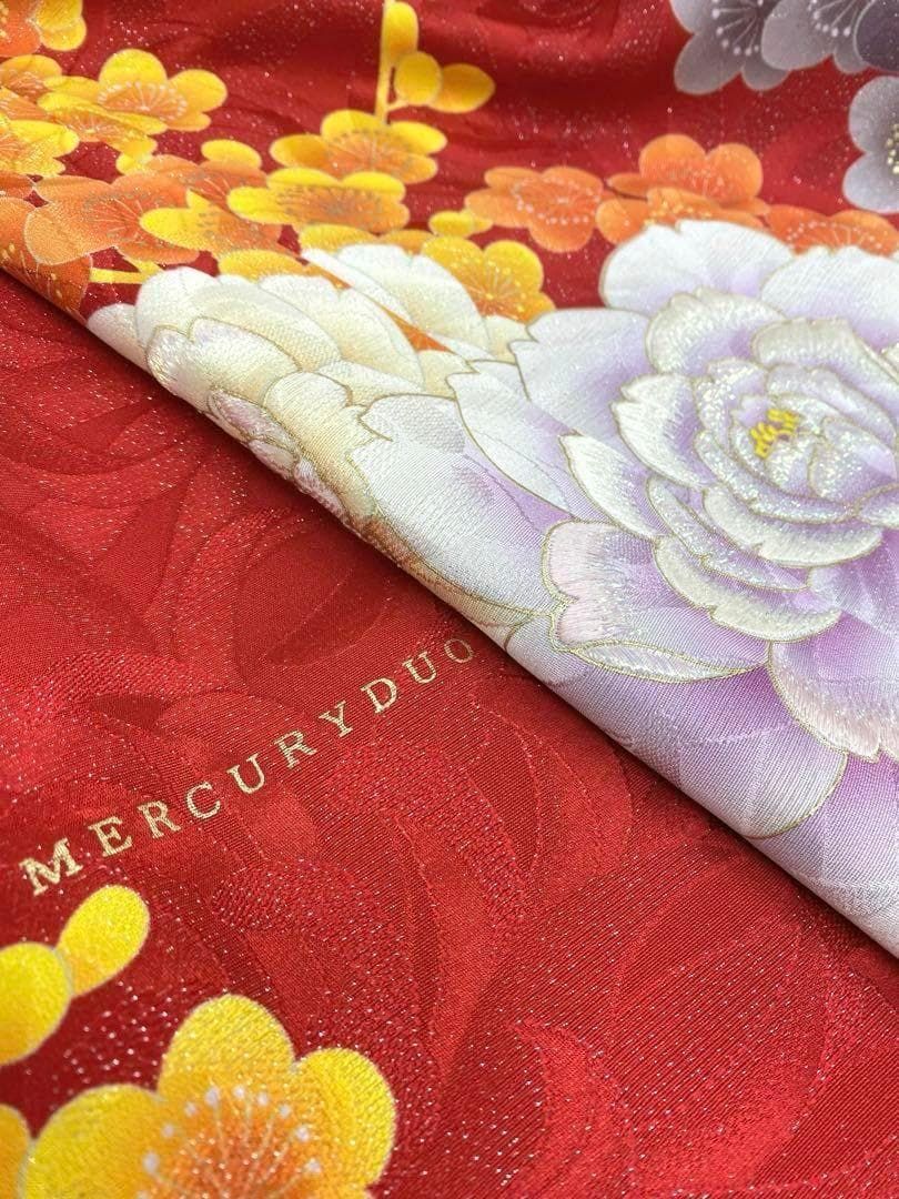 振袖 MERCURYDUOR 仮絵羽 京友禅 正絹 未仕立て八掛付 MOK676 - メルカリ