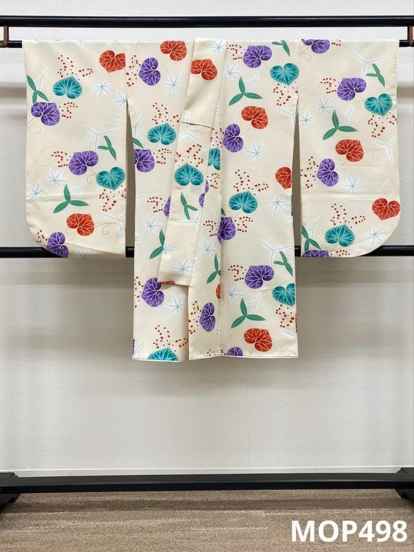 二尺袖 ポリエステル着物 葵 撫子 楓 袴用 MOP498