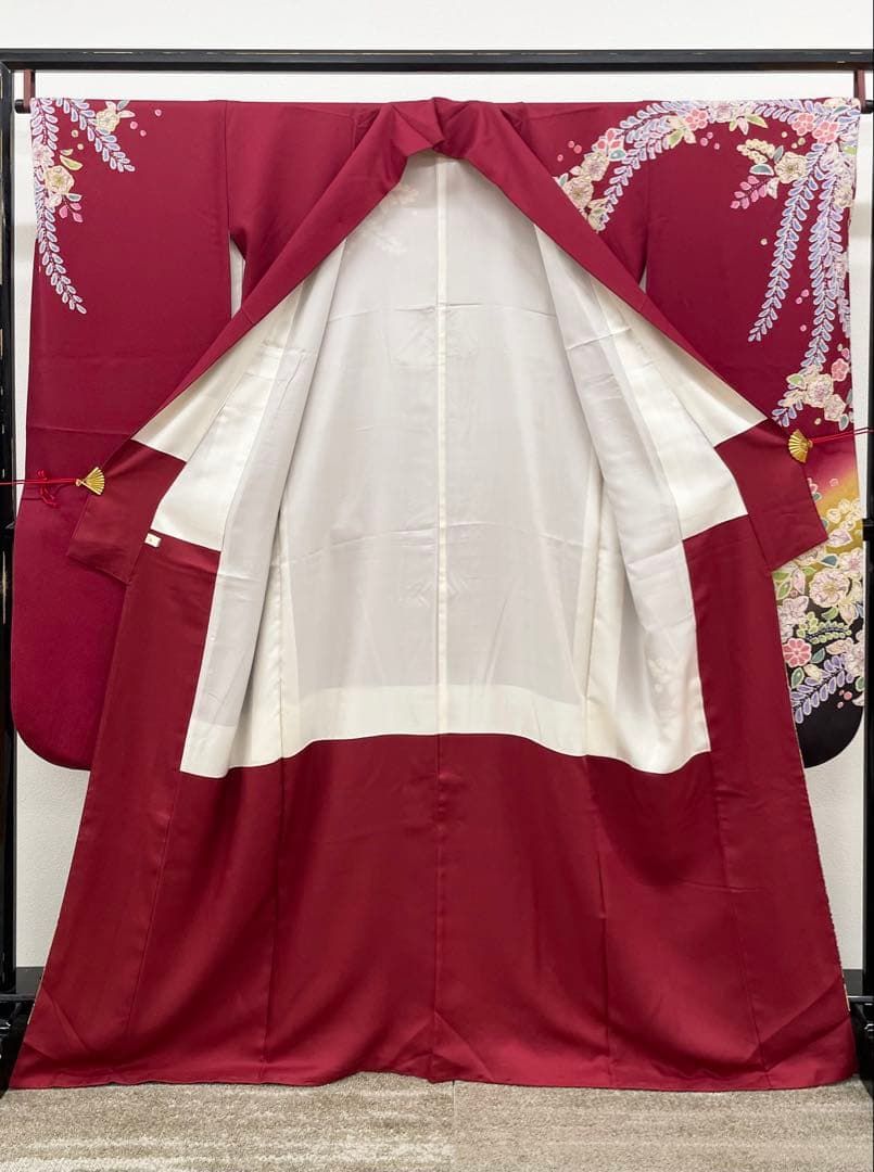 振袖 金彩 辻ヶ花 絞り 身丈163cm 撥水加工済 MO3772 - メルカリ