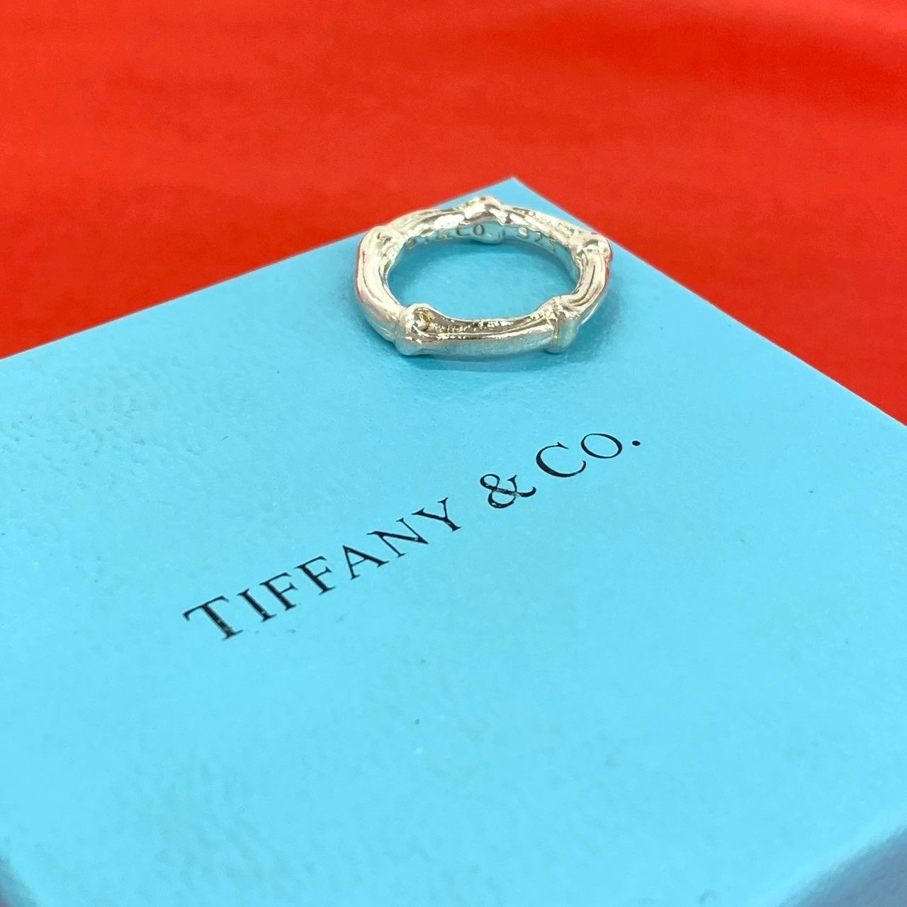 極 美品 TIFFANY&Co. ティファニー ヴィンテージ バンブー リング