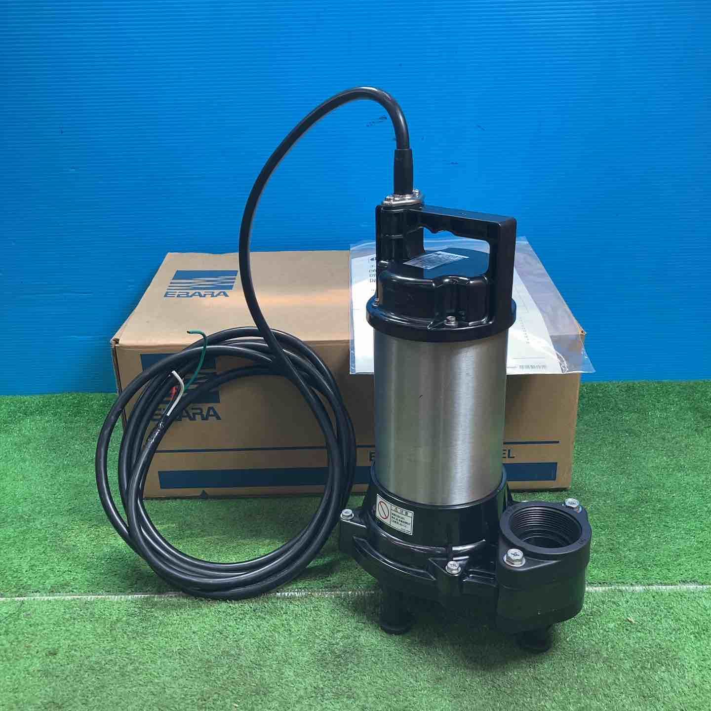 【未使用品(店頭展示品)】◇EBARA 荏原製作所 水中ポンプ DWV1244 非自動型 50DWV5.75B 三相200V ※備考欄参照※【岩槻店】