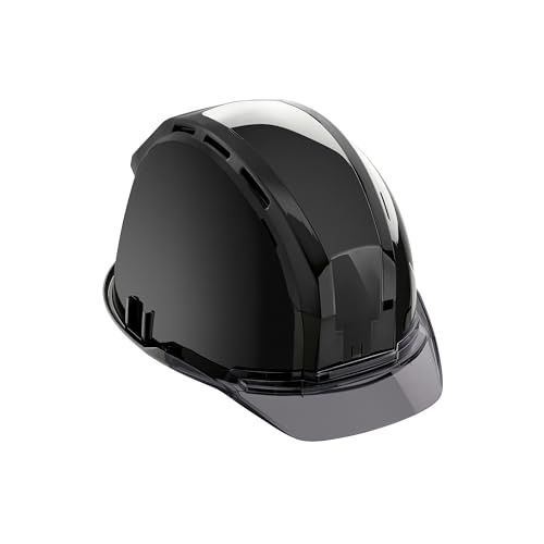 タジマ ヘルメット セフメット ブラック スモーク HSBKCSB 厚生労働省保護帽検定合格品（飛来・落下物用／墜落時保護用） 前後左右4カ所にセフ取付溝 内装スチロールレス・衝撃吸収スクエアライナー構造採用 ヘッドバンドにセフフック付 セフ 2d1a3c8b