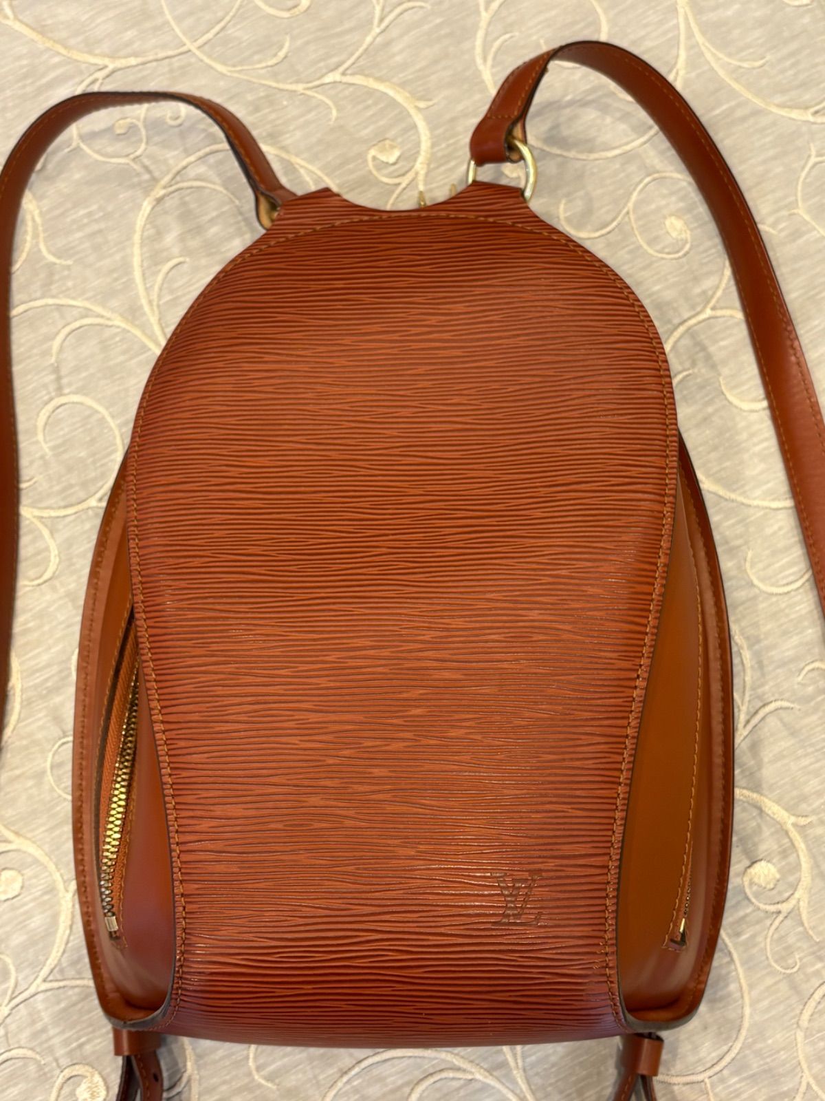 【美品】ルイヴィトン エピ マビヨン リュック ケニアブラウン LVロゴM52233