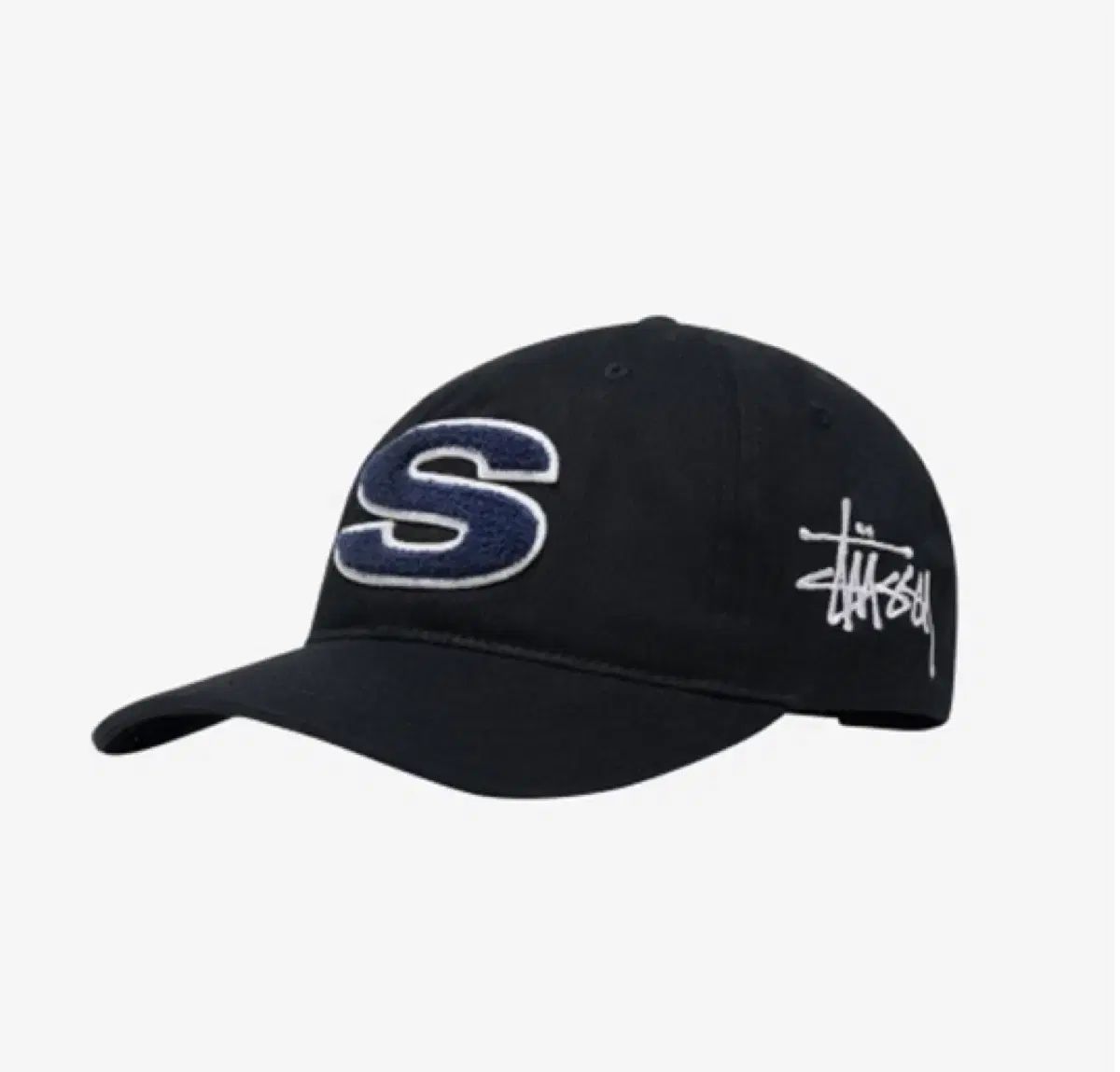 STUSSY ステューシー シェニール S ロー プロキャップ ブラック