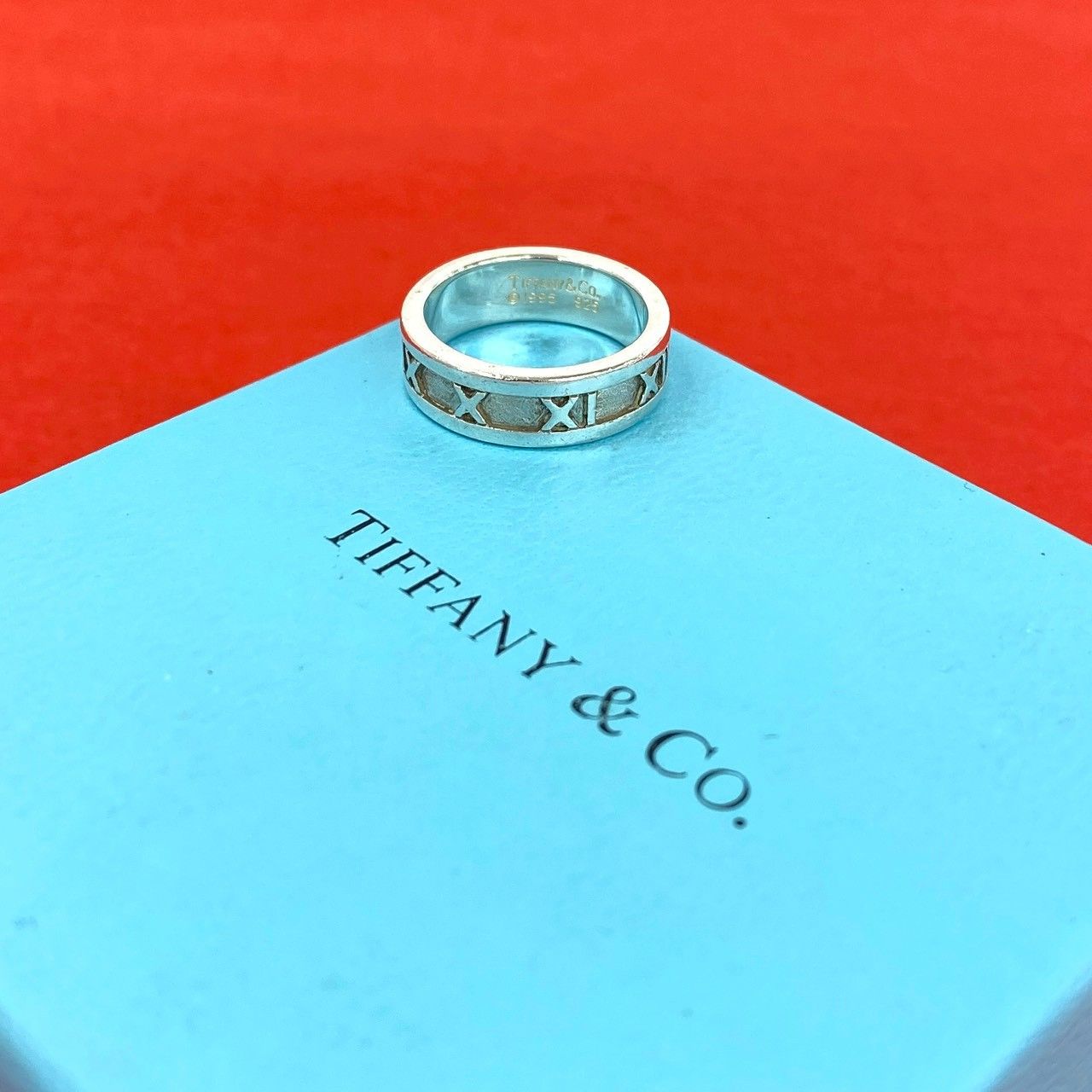 極美品！ティファニー アトラス 19号 リング T54 極 美品 TIFFANY&Co. ティファニー ヴィンテージ アトラス リング
