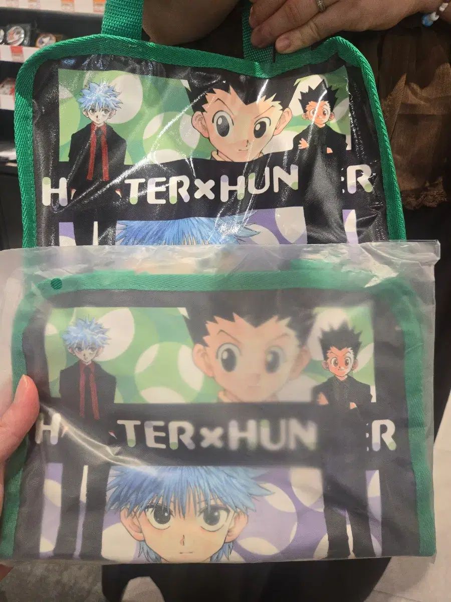 HUNTER×HUNTER JUMP SHOP バッグ ガチャバッグ メッシュバッグ