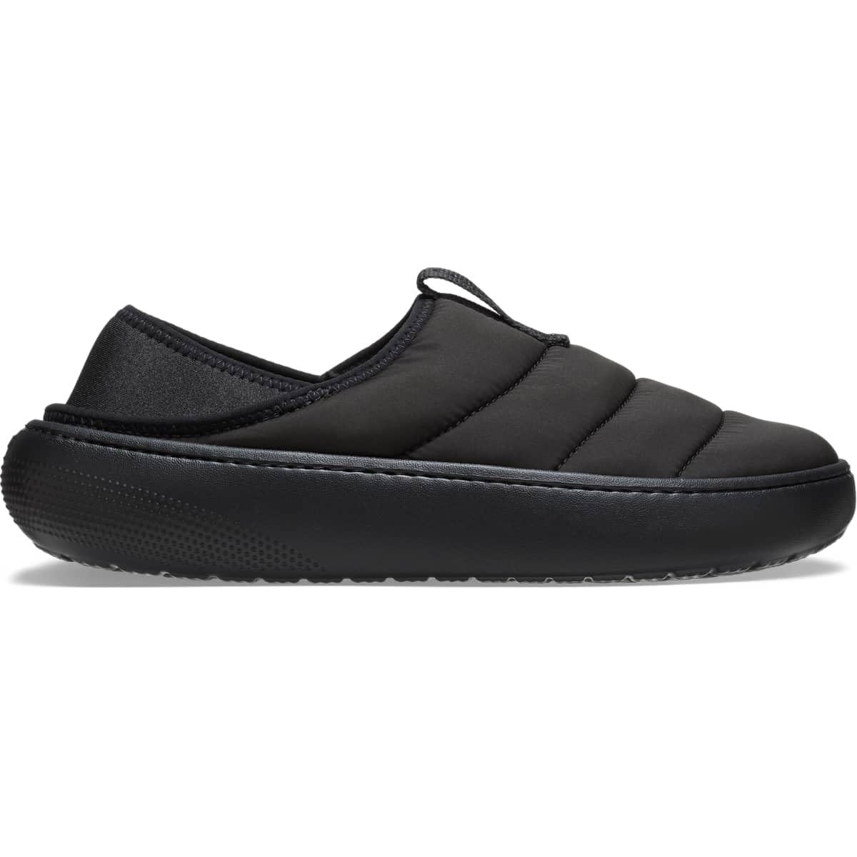 [クロックス] crocs レディース クラシックパフモック CLASSIC PUFF MOCレディースシューズ スリッポン 踵が踏める 210706 ブラック/ブラック 23.0cm [ブラック/ブラック(75)] [23.0 cm]