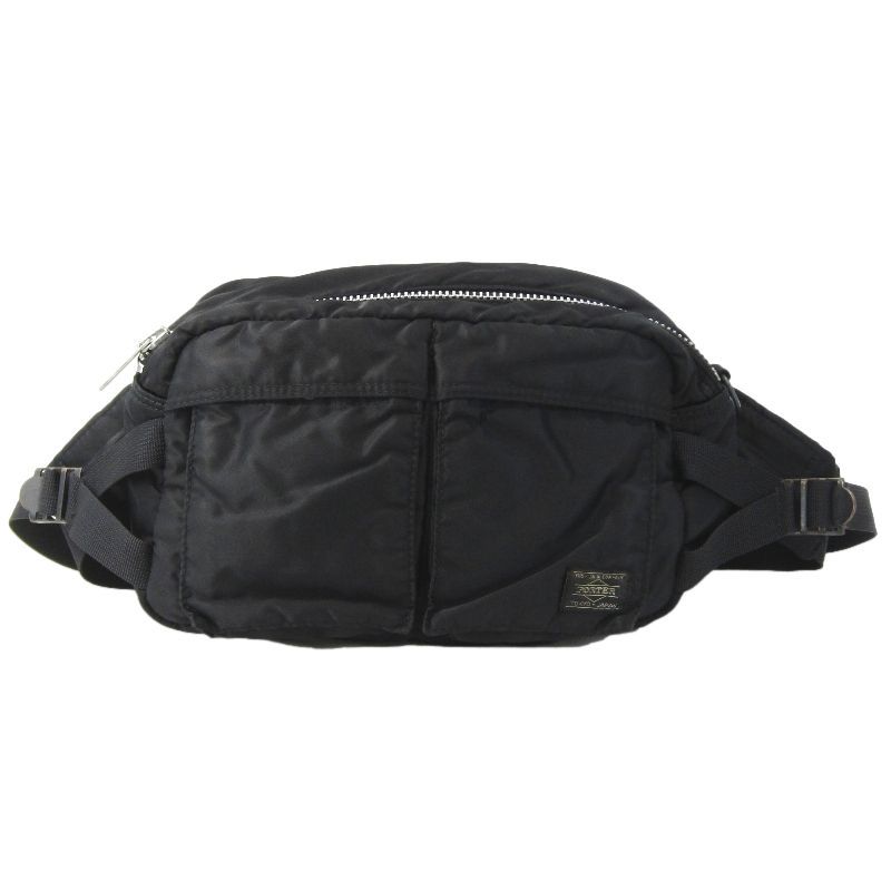 【新品同様】ポーター PORTER タンカー ボディバッグ　黒　08302 PORTER ポーター ウエストバッグ タンカー 622-08302 TANKER WAIST BAG