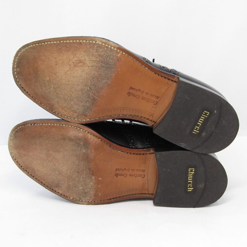 Church's チャーチ UK6F ウイングチップ BURWOOD ポリッシュド