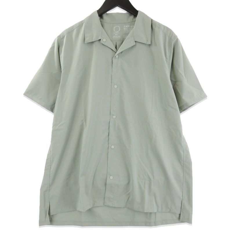 未使用 山と道 ヤマトミチ UL Short Sleeve Shirt M's 2026 半袖シャツ ウルトラ ショートスリーブシャツ Sea Grass L 71016061