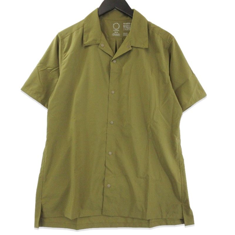 未使用 山と道 ヤマトミチ UL Short Sleeve Shirt M's 2026 半袖シャツ ウルトラ ショートスリーブシャツ Fir Green M 71016054
