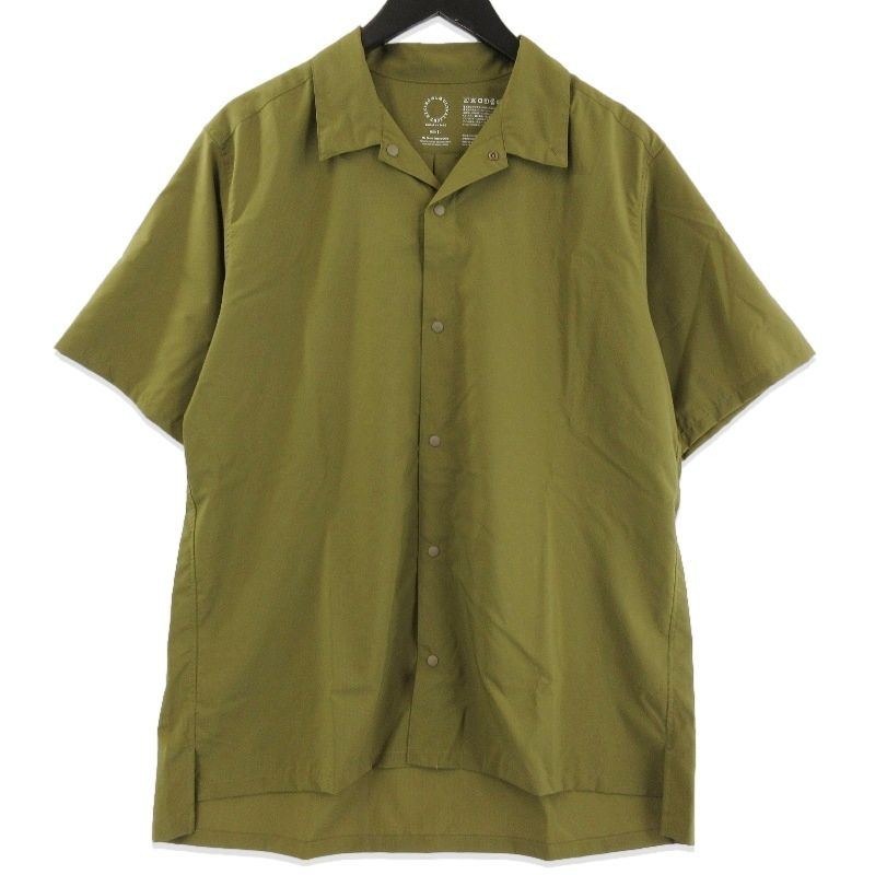 未使用 山と道 ヤマトミチ UL Short Sleeve Shirt M's 2026 半袖シャツ ウルトラ ショートスリーブシャツ Fir Green L 71016065