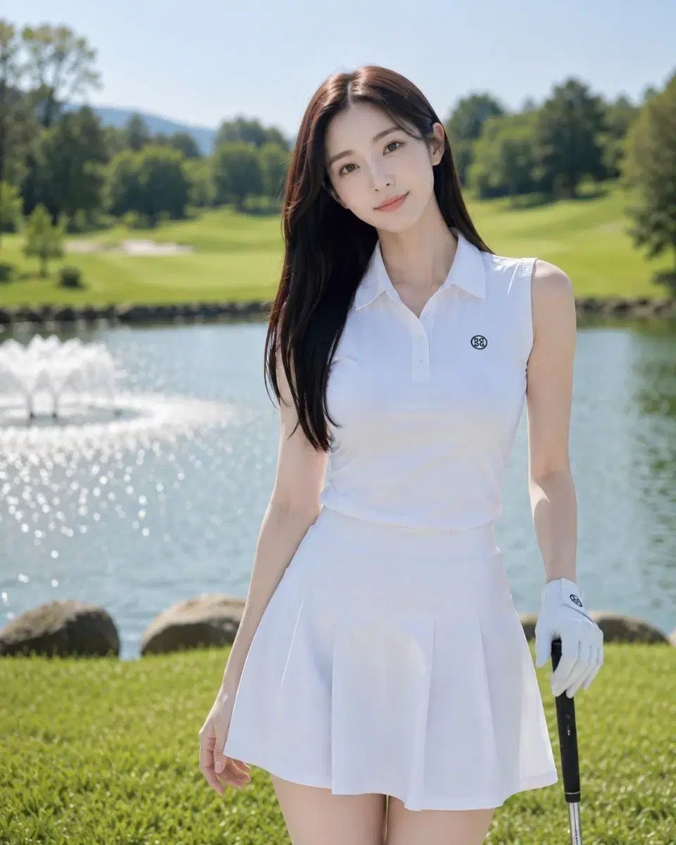 G FORE(ジーフォア) ゴルフ レディース ノースリーブ ポロ Tシャツ S
