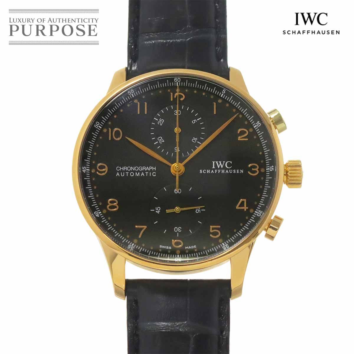 IWC ポルトギーゼ IW371415 クロノグラフ メンズ 腕時計 K18PG 自動巻き インターナショナル ウォッチ カンパニー Portuguese 90321259