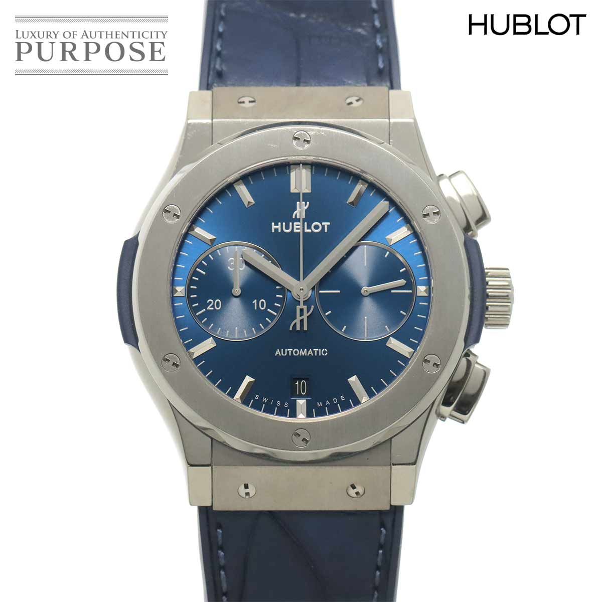 ウブロ HUBLOT クラシックフュージョン クロノグラフ チタニウム 521 NX 7170 LR メンズ 腕時計 デイト 自動巻き Classic fusion 90321464