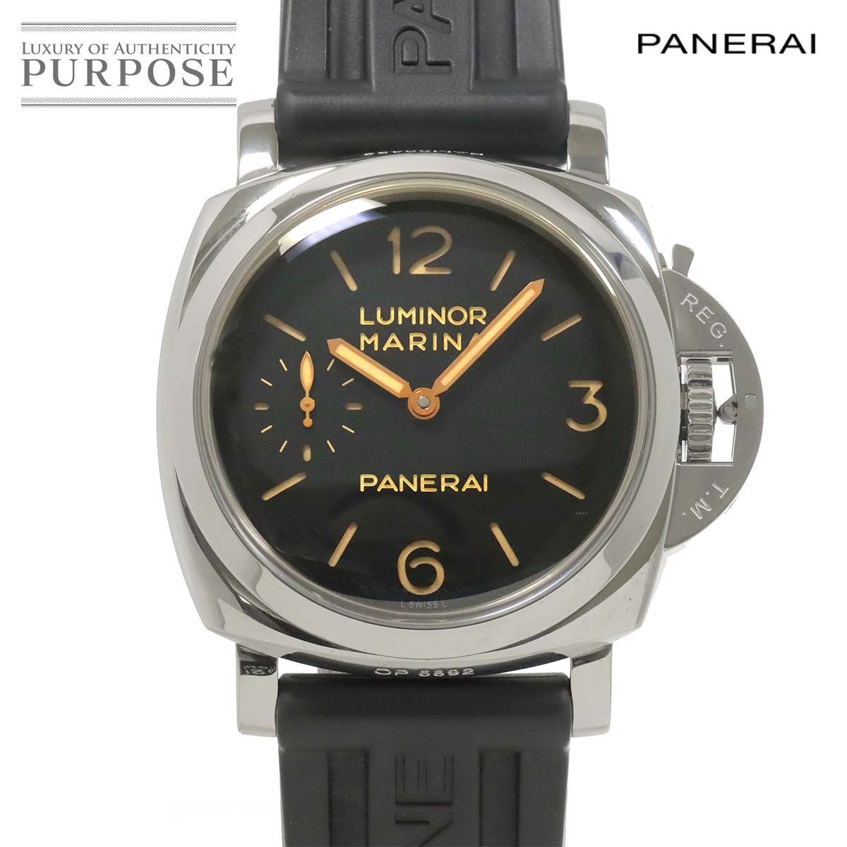 パネライ PANERAI ルミノールマリーナ1950 3デイズ PAM00422 メンズ 腕時計 ブラック 手巻き ウォッチ Luminor 90323250