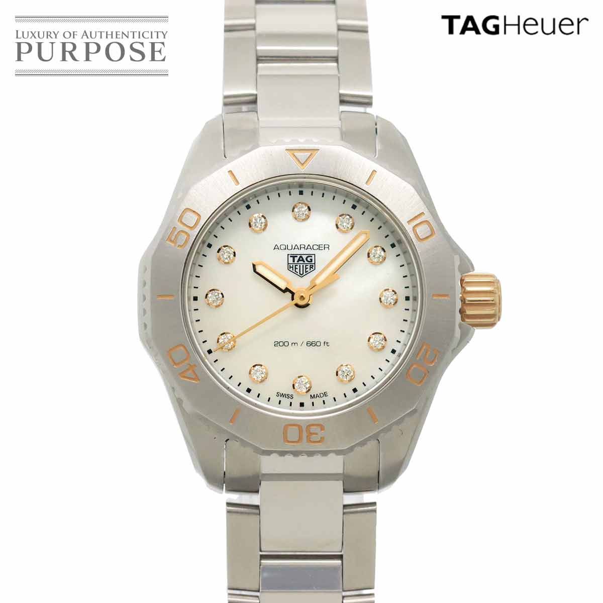 タグホイヤー TAG Heuer アクアレーサー プロフェッショナル 200m WBP1450 12P ダイヤ レディース 腕時計 クォーツ Aquaracer 90325415