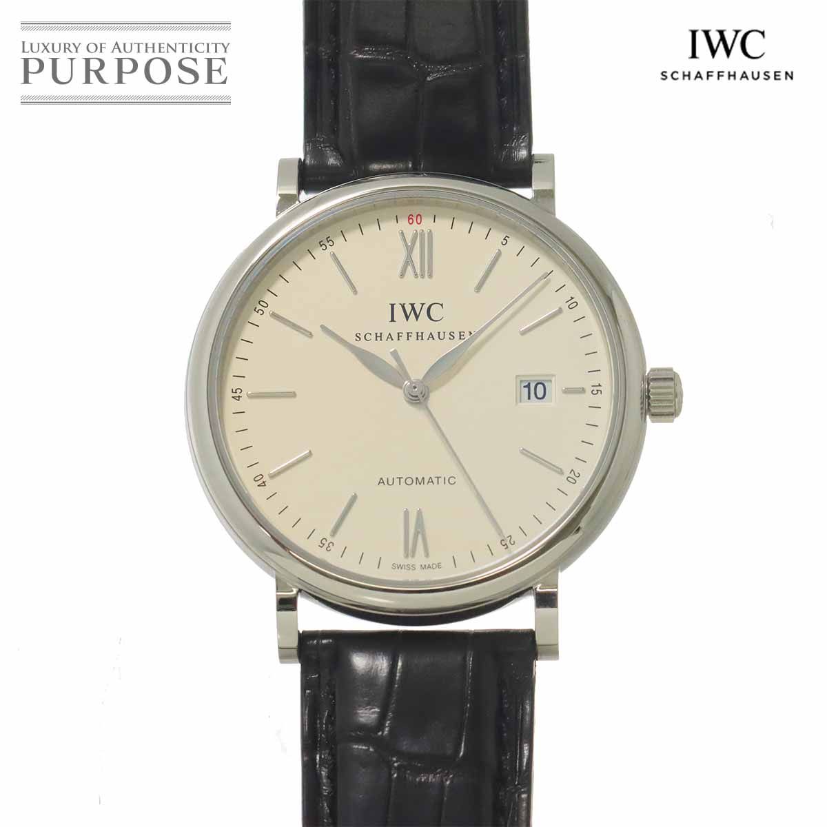IWC ポートフィノ IW356501 メンズ 腕時計 デイト シルバー 自動巻き インターナショナル ウォッチ カンパニー Portofino 90329544