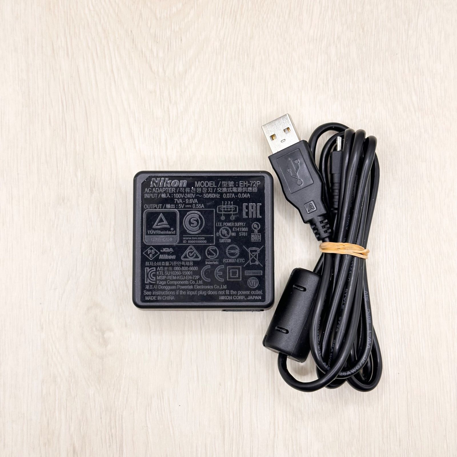 Nikon EH-72P Genuine Nikon Charger Battery Charger Charging Cable Charger Digital Camera AC Adapter DSLR Camera Mirrorless Camera Digital Camera SLR 80618-418