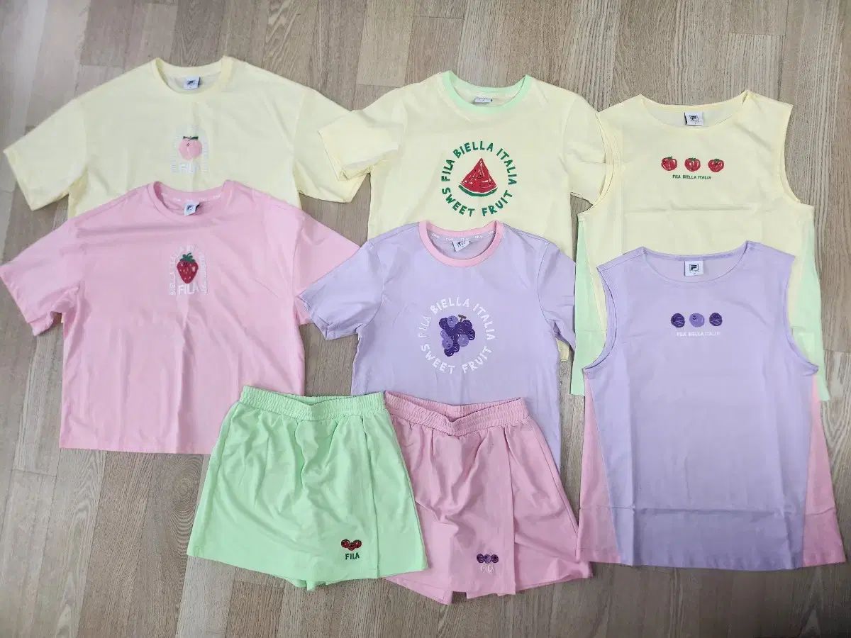 FILA Kids（フィラキッズ） Tシャツ 上下セット 155 新品 1〜2回着用 まとめ
