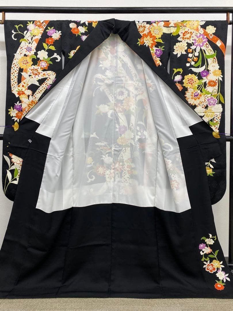 振袖 金駒 金彩 紋意匠 身丈172cm 撥水加工済 MO3579 - メルカリ
