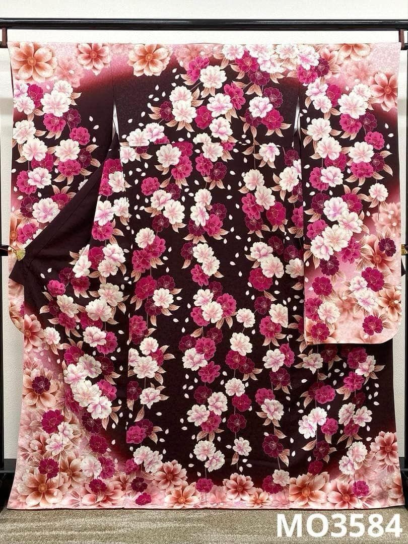 振袖 金彩 紋意匠 桜 身丈165cm 撥水加工済 MO3584