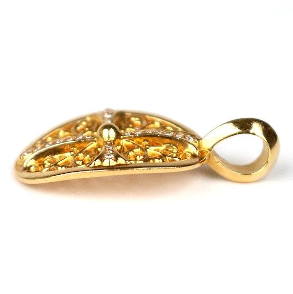 CHROME HEARTS 銀座店 クロムハーツ 22K クラシック オーバルクロス