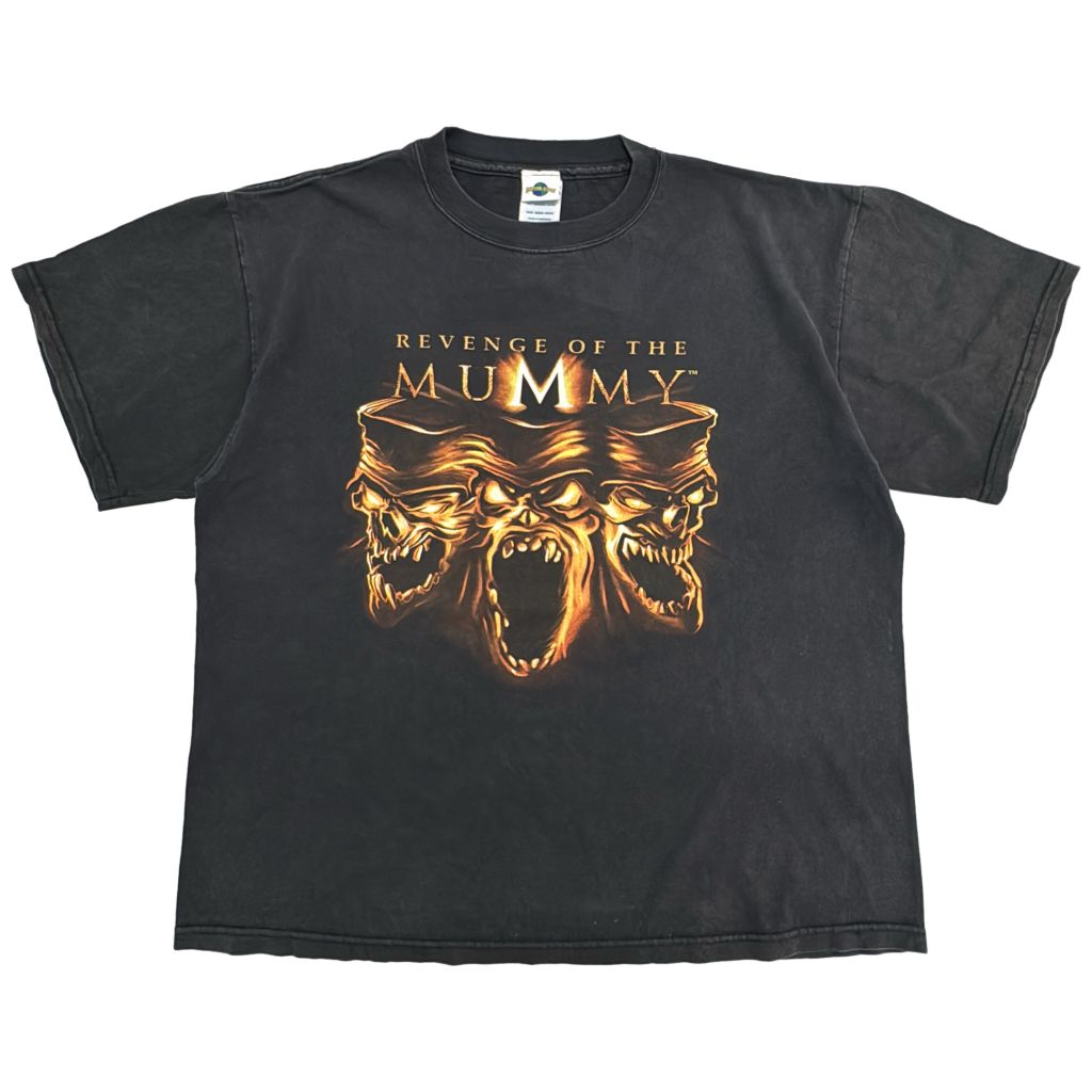 UNIVERSAL STUDIO ユニバーサル・スタジオ Revenge Of The Mummy リベンジ・オブ・ザ・マミー Ｔシャツ(メンズ L)中古 古着 Y3718
