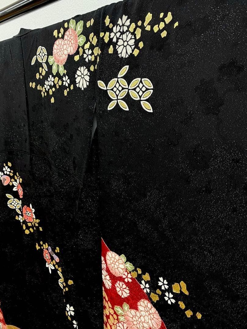 振袖 金彩 紋意匠 身丈171cm 撥水加工済 MO3593 - メルカリ