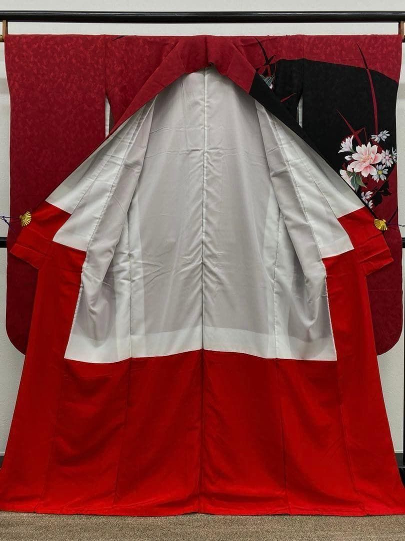 振袖 金彩 銀彩 紋意匠 身丈166cm MO3598 - メルカリ