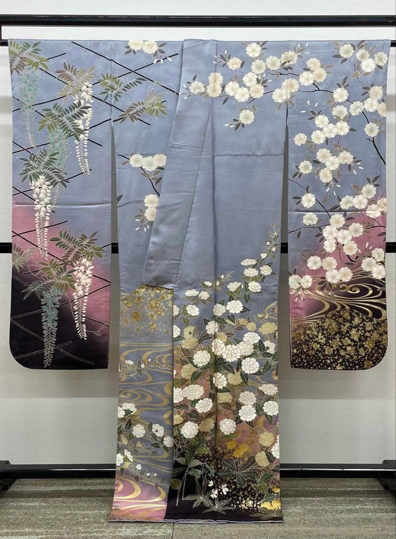 振袖 金駒 金彩 紋意匠 桜 四季の花々 MO3730 振袖 金駒 金彩 紋意匠 桜 四季の花々 MO3730