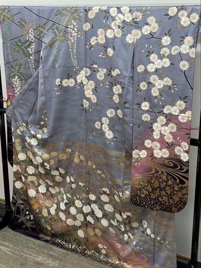 振袖 金駒 金彩 紋意匠 桜 四季の花々 MO3730