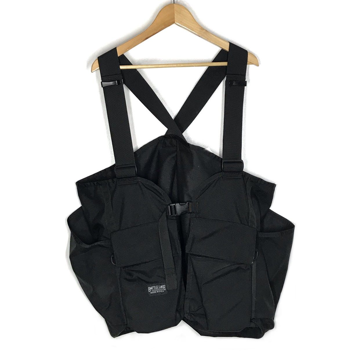 BATTLE LAKE GAME VEST ブラック フリーサイズ 倉吉店】 中古 BATTLE LAKE | バトルレイク ベスト 別注GAME VEST