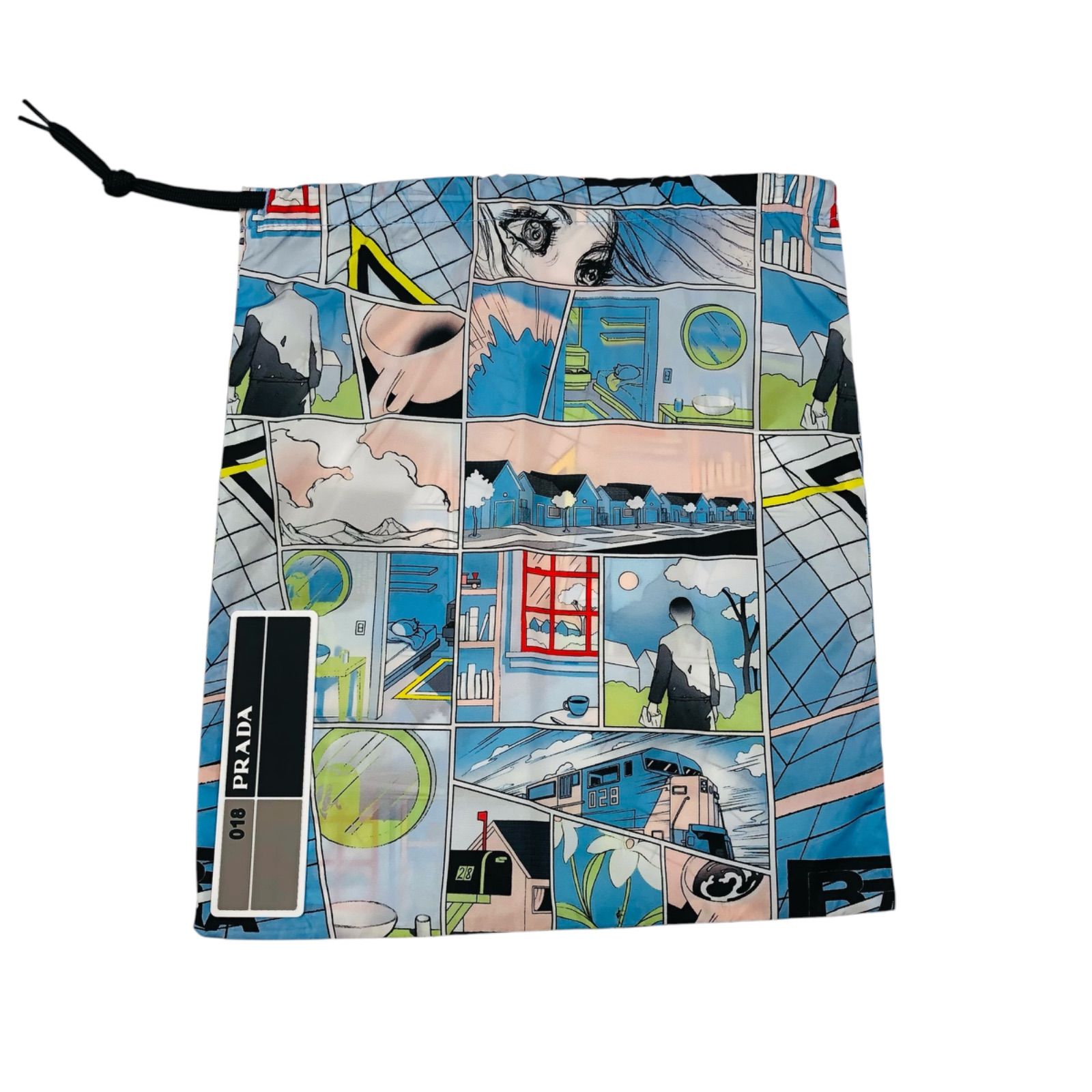 美品 PRADA☆プラダ・メンズ ラバーブランドロゴワッペン:インナー