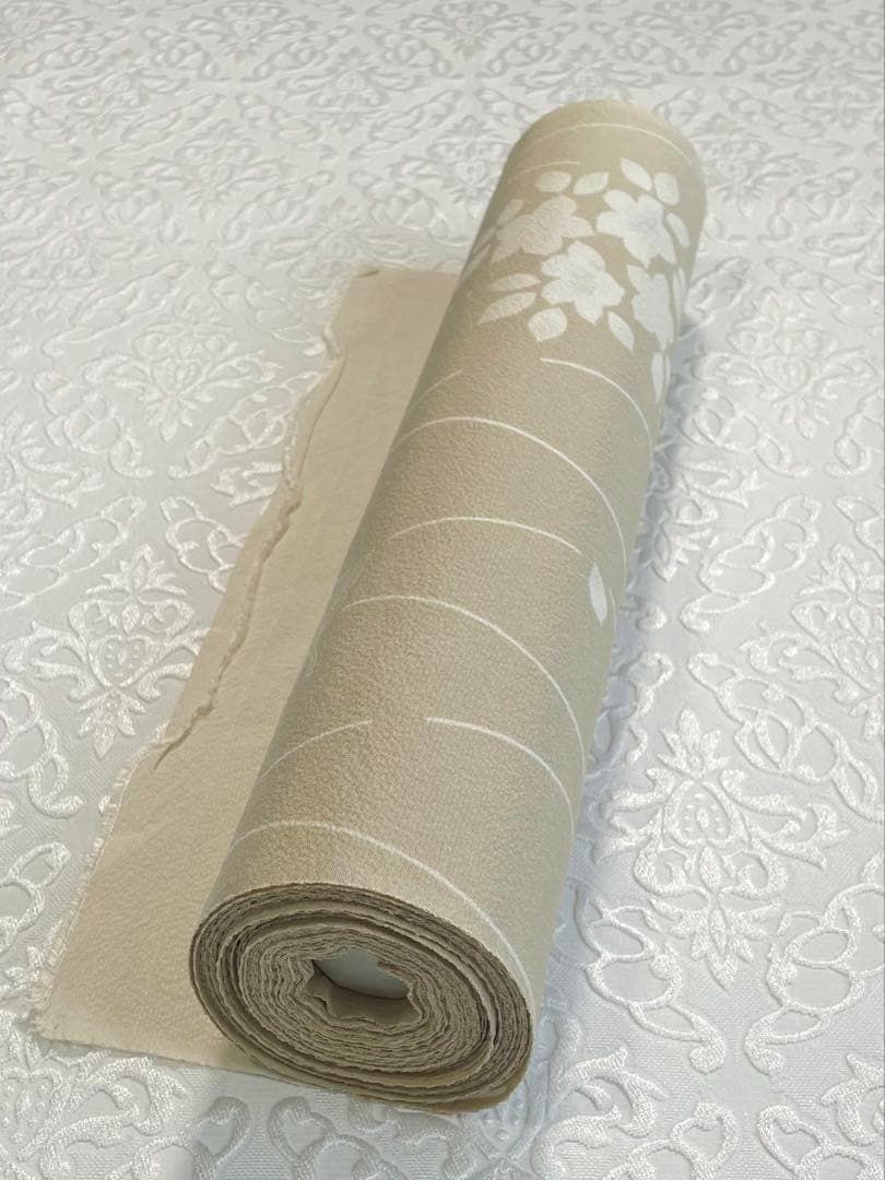 小紋 花文様 立涌 反物 正絹 SA011 - メルカリ