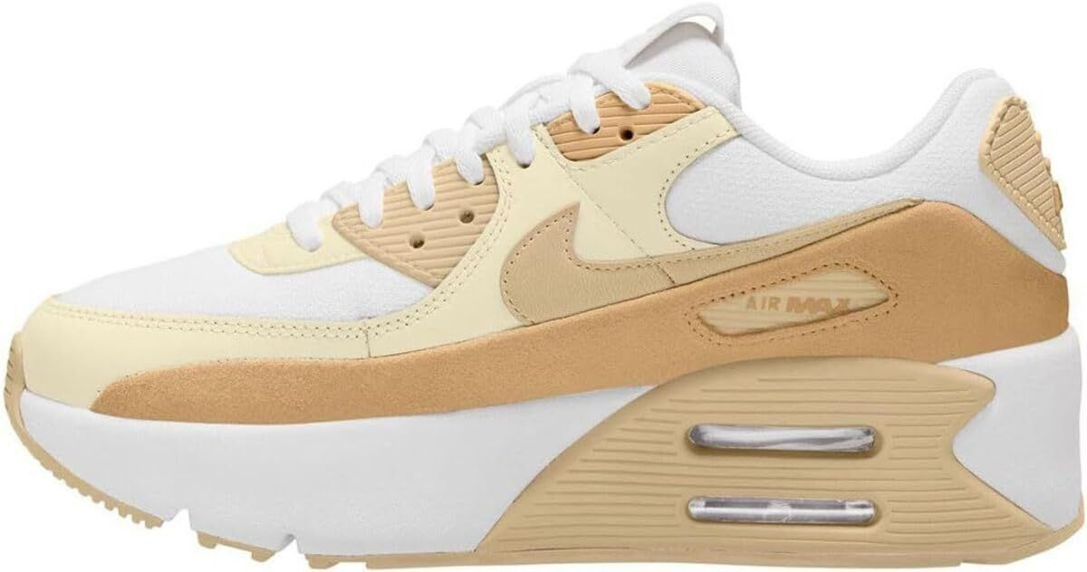 [ナイキ] エア マックス 90 LV8 W AIR MAX 90 LV8 ホワイト/チームゴールド FD4328-112 23.5cm [23.5 cm]