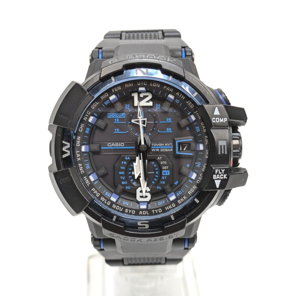 Dz813161 カシオ 腕時計 G-SHOCK GRAVITYMASTER MASTER OF G - AIR GW-A1100FC-1AJF CASIO 中古美品