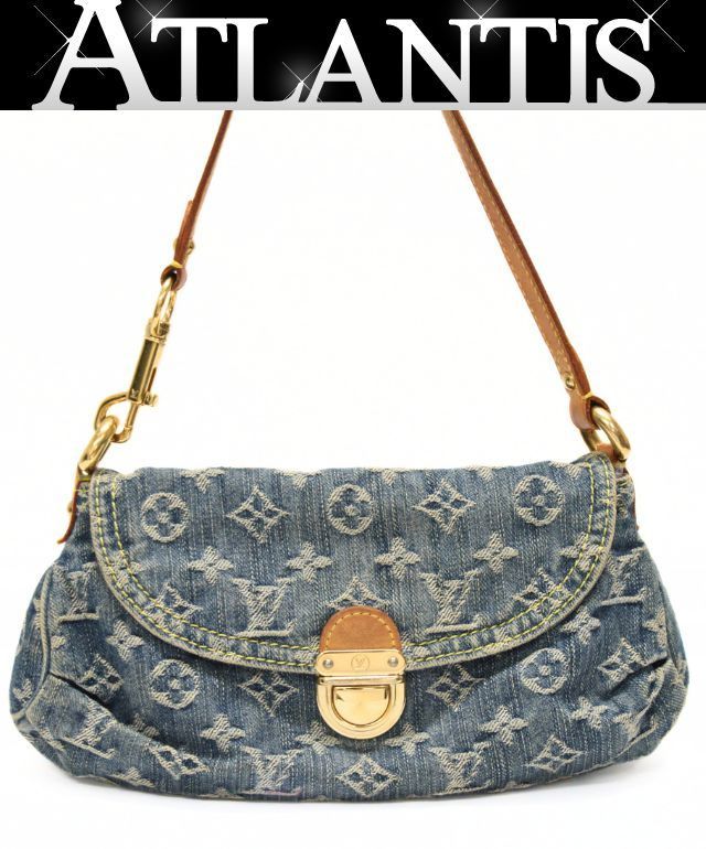ルイヴィトン Louis Vuitton ミニプリーティ ハンドバッグ モノグラムデニム M95050 【75044】