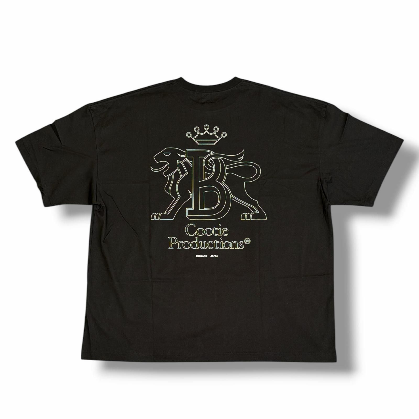 参考上代19800円 未使用 COOTIE PRODUCTIONS × BARACUTA 25AW EWP Supima Cotton S/S Tee コラボTシャツ クーティー バラクータ BRCT-CTE25S-301 ブラック L （16301M）