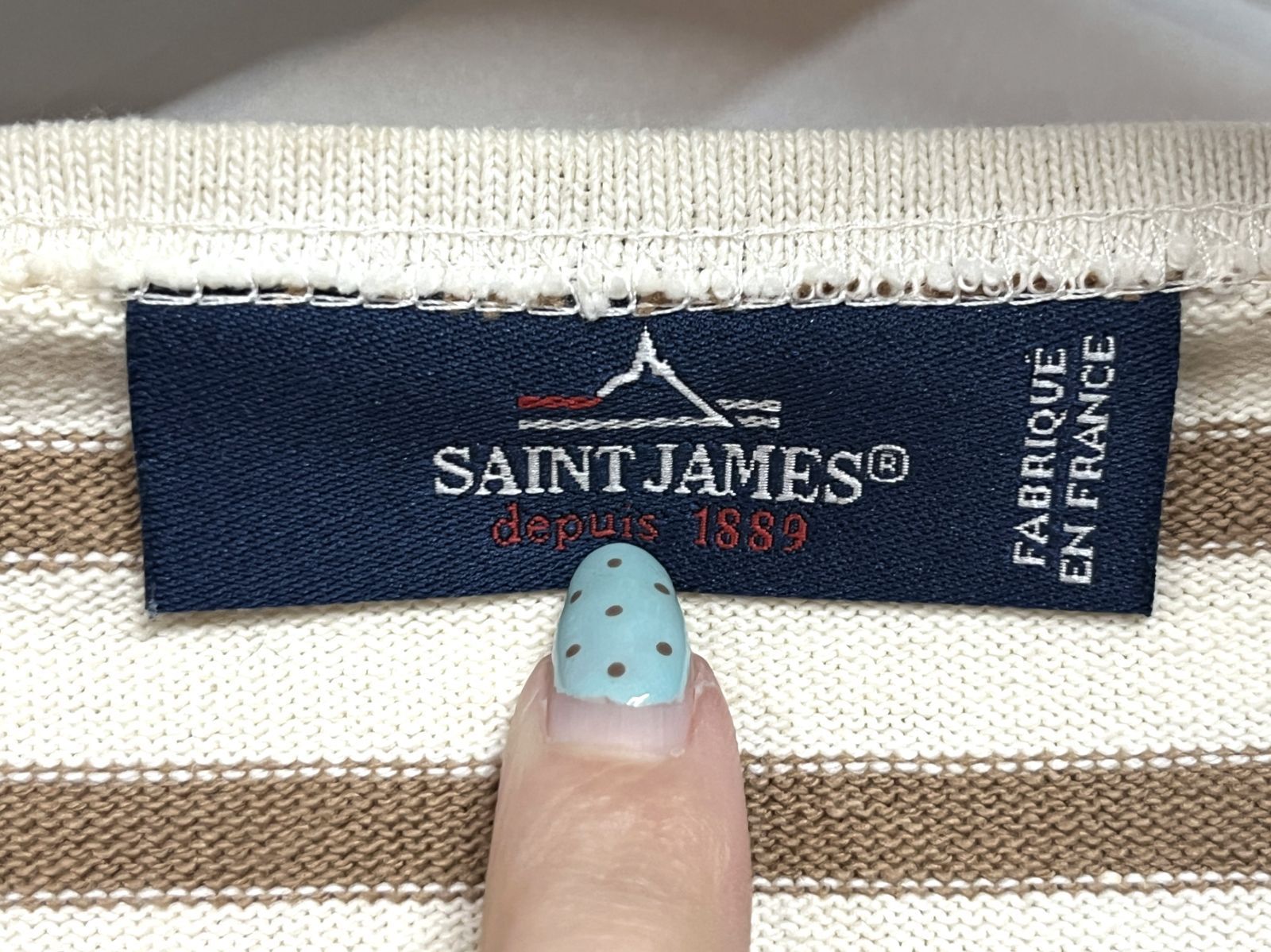 フランス製 SAINT JAMES｜セントジェームス 七分袖 バスクシャツ ロンT