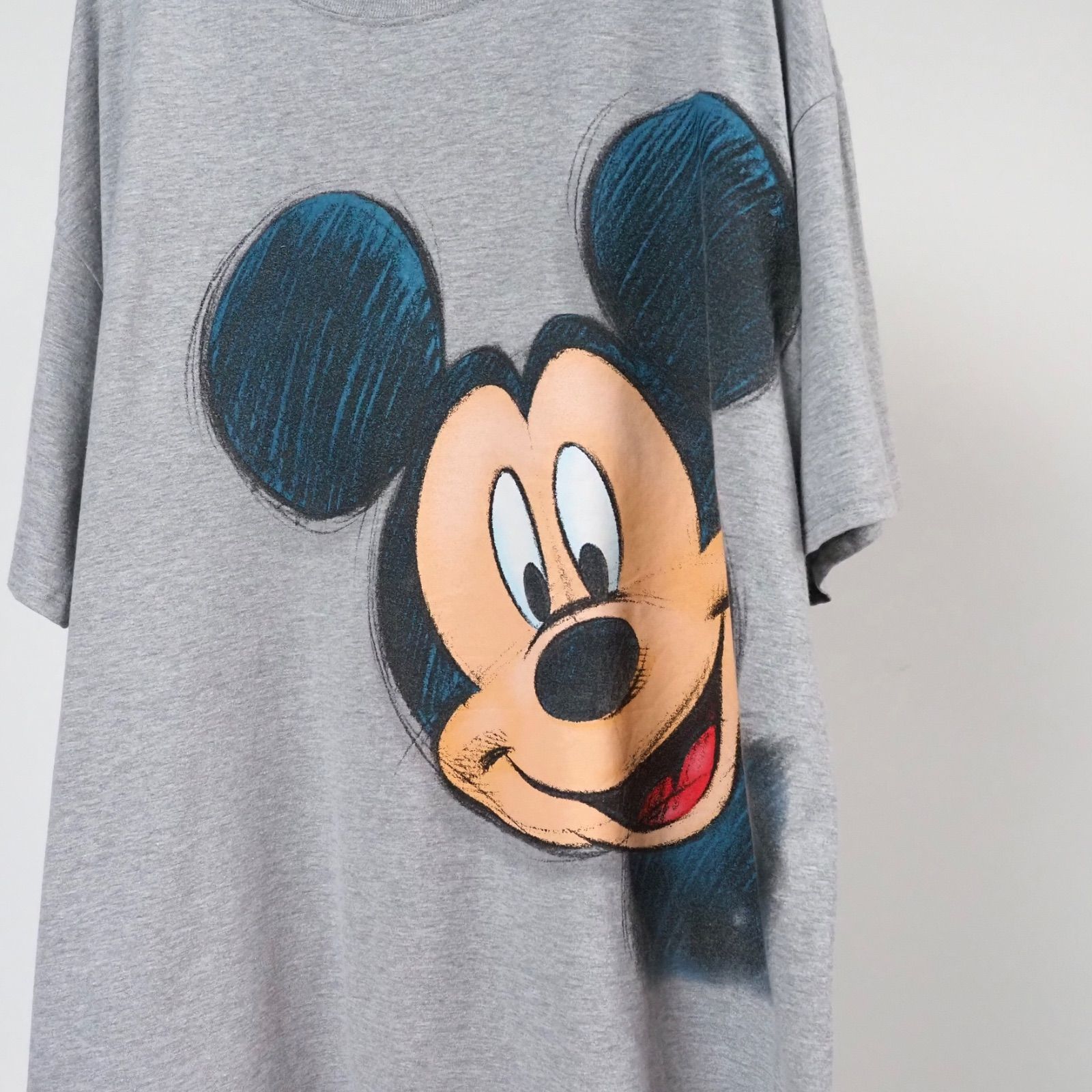 Walt Disney World × Hanes Two sided Mickey Print T-Shirt XL 両目プリント ミッキーTシャツ