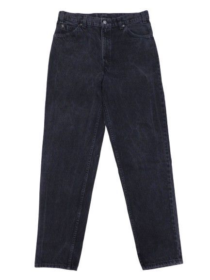 ▲★90s Levi’s リーバイス 550 デニムパンツ W33 ブラックデニム USA製 LOT40550-4159 中古品(134)