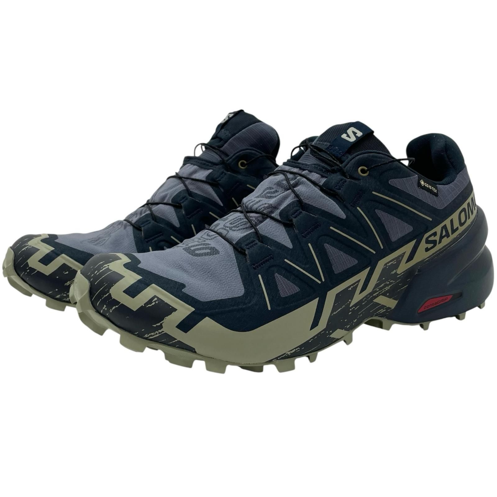 【中古】SALOMON | サロモン SPEEDCROSS 6 GTX トレイル ランニング　スニーカー 靴　474655 ネイビー 28cm【尾張小牧店】